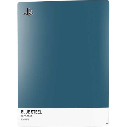 Bluesteel Color Palette PS5 Digital Edition Console Skin